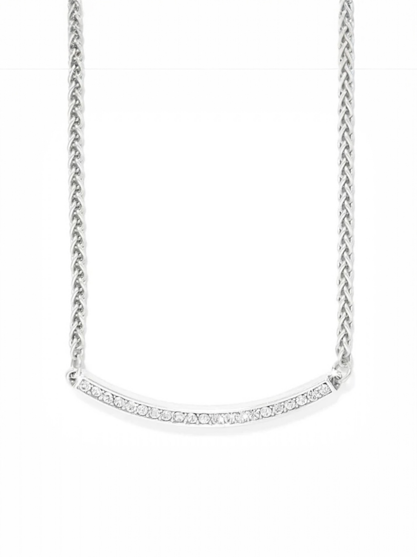 Brighton Meridian Geo Bar Necklace - Silver