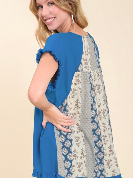 Aliza Top - French Blue