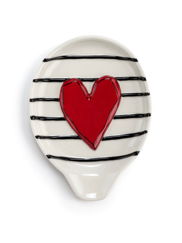 Heart & Stripes Spoon Rest