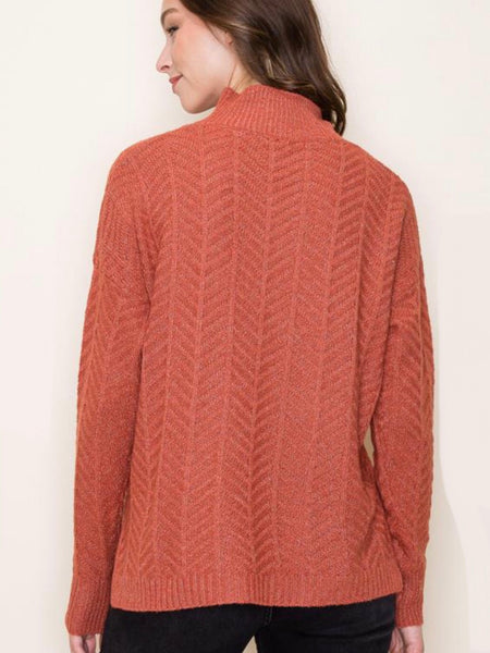 Elyse Sweater - Light Rust