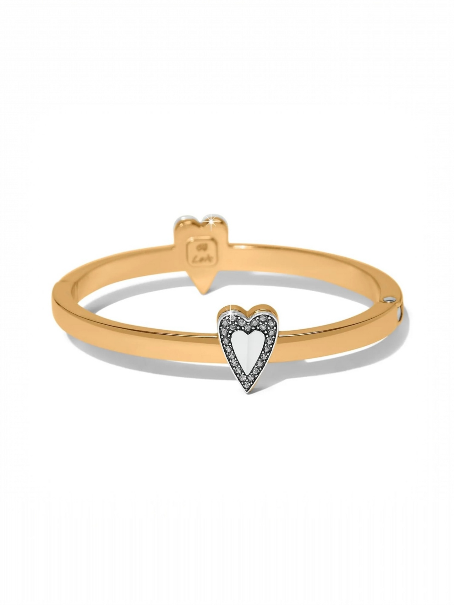 Love Messages Be Bold Hinged Bangle