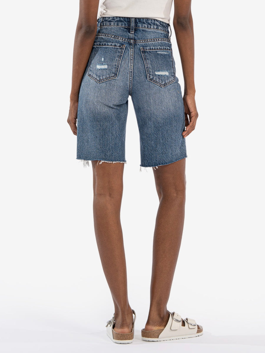 Hailey High Rise Bermuda Short Enhanced Wash Rosemary & Thyme