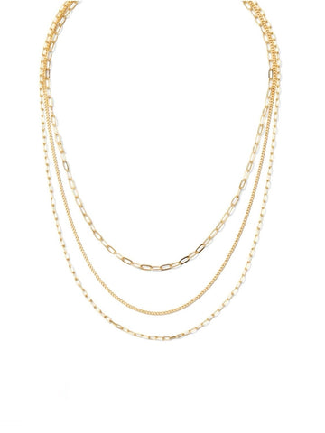 Multi Layer Delicate Necklace | Gold