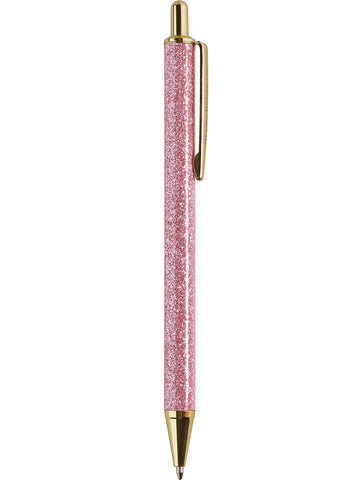 Pink Glitter Barrel Pen