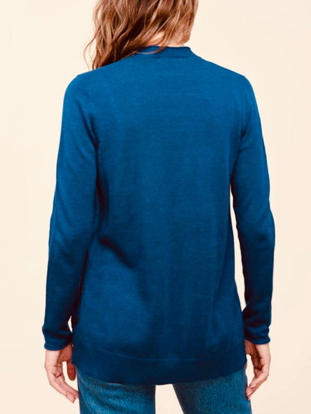 Mae Sweater Cardigan - Sea Blue