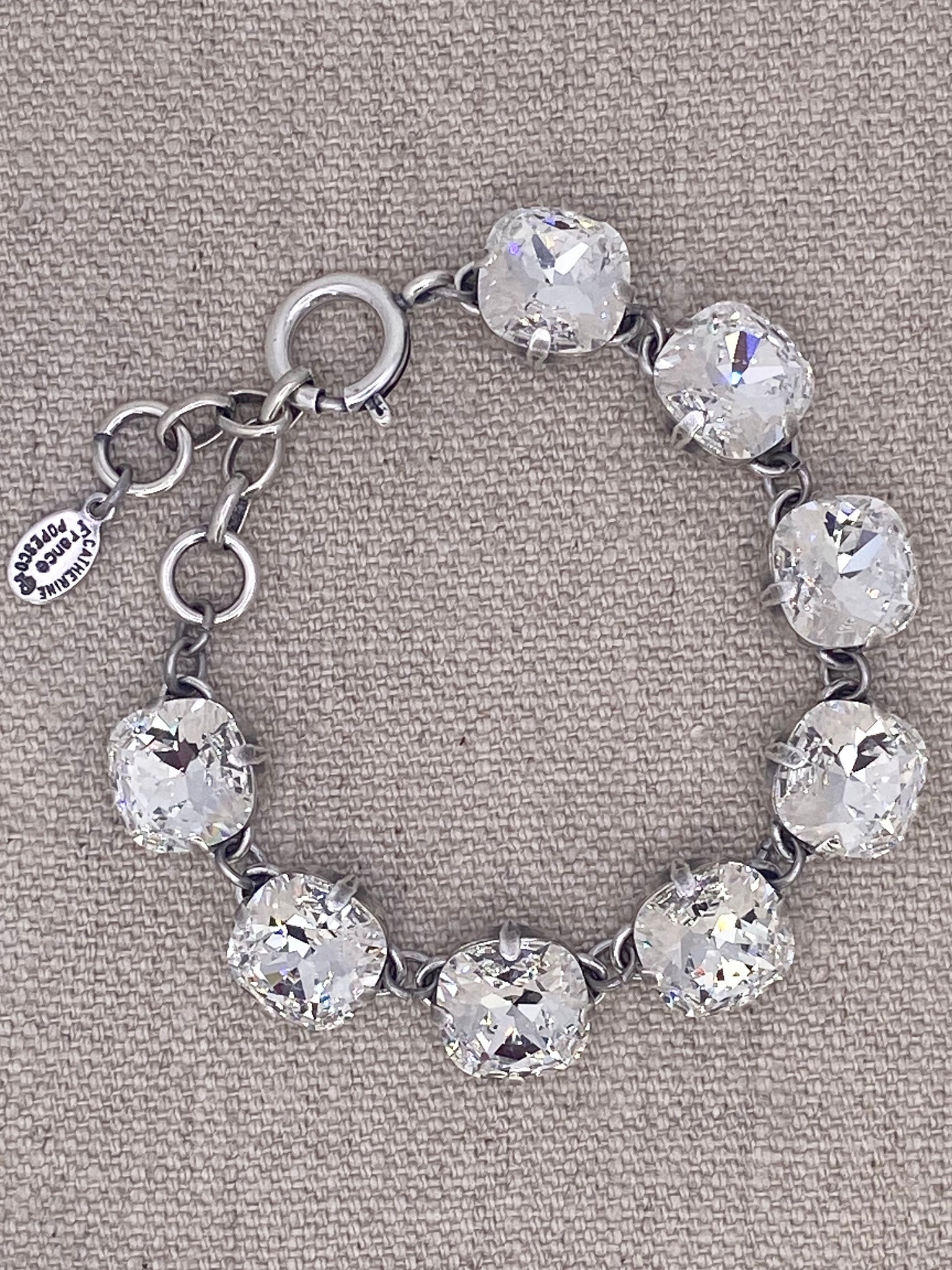 La Vie Classic Silver Bracelet - Crystal