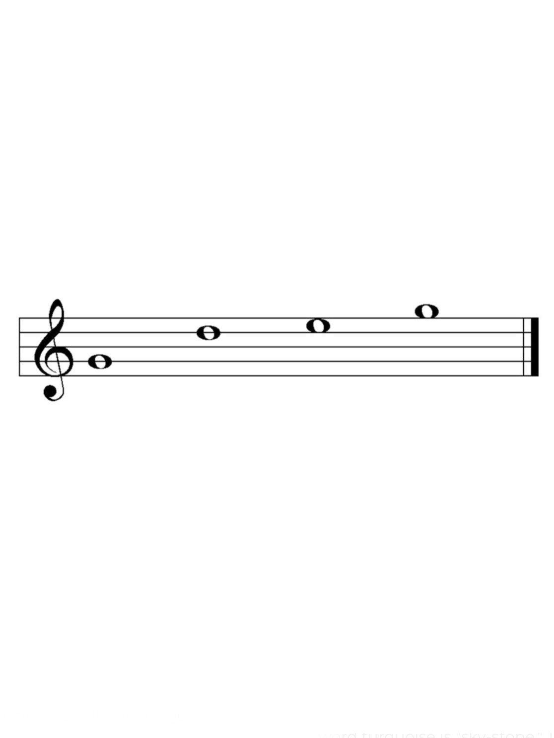 Woodstock Turquoise Chime - Small