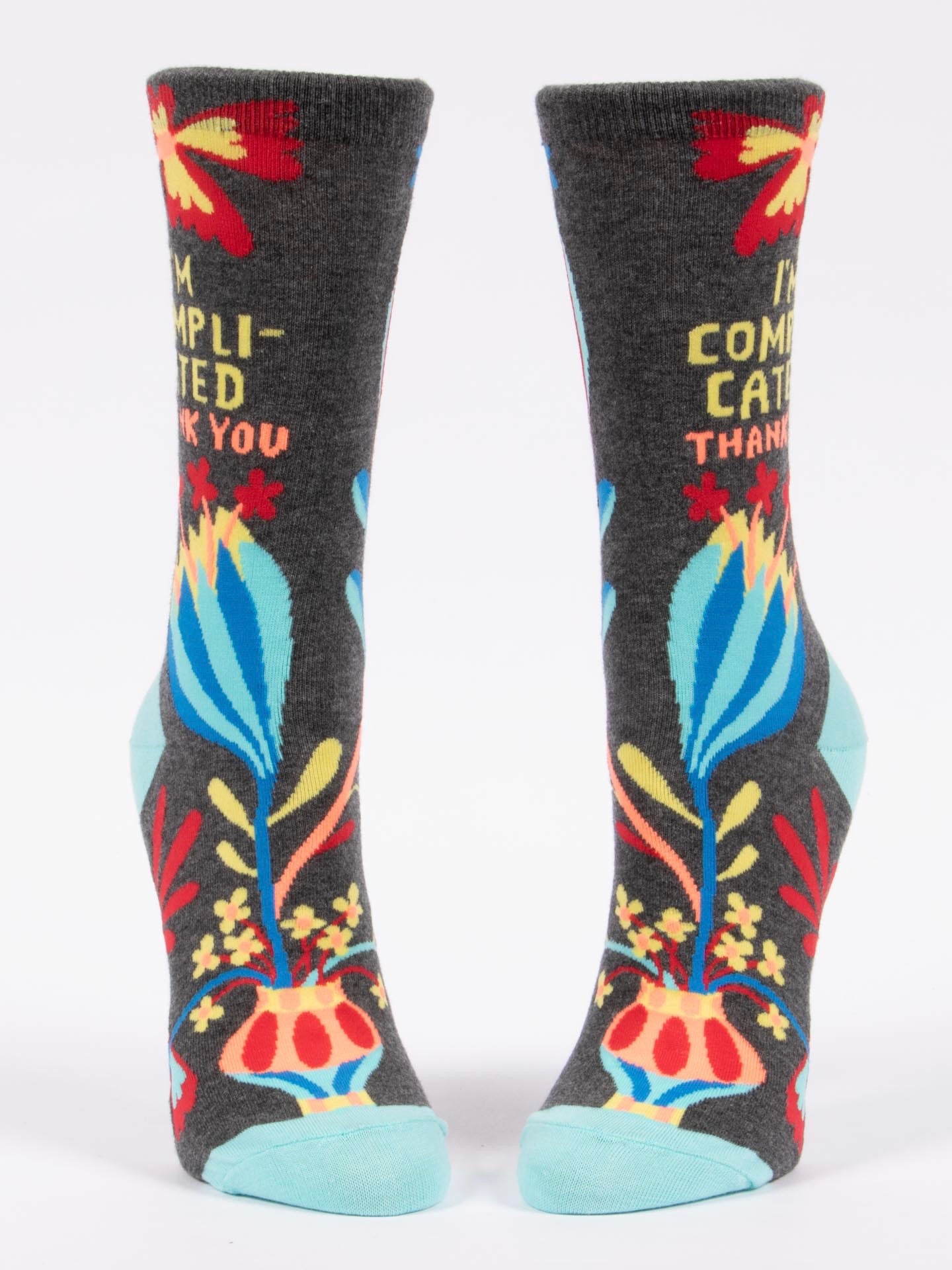 Women’s I’m Complicated. Crew Socks