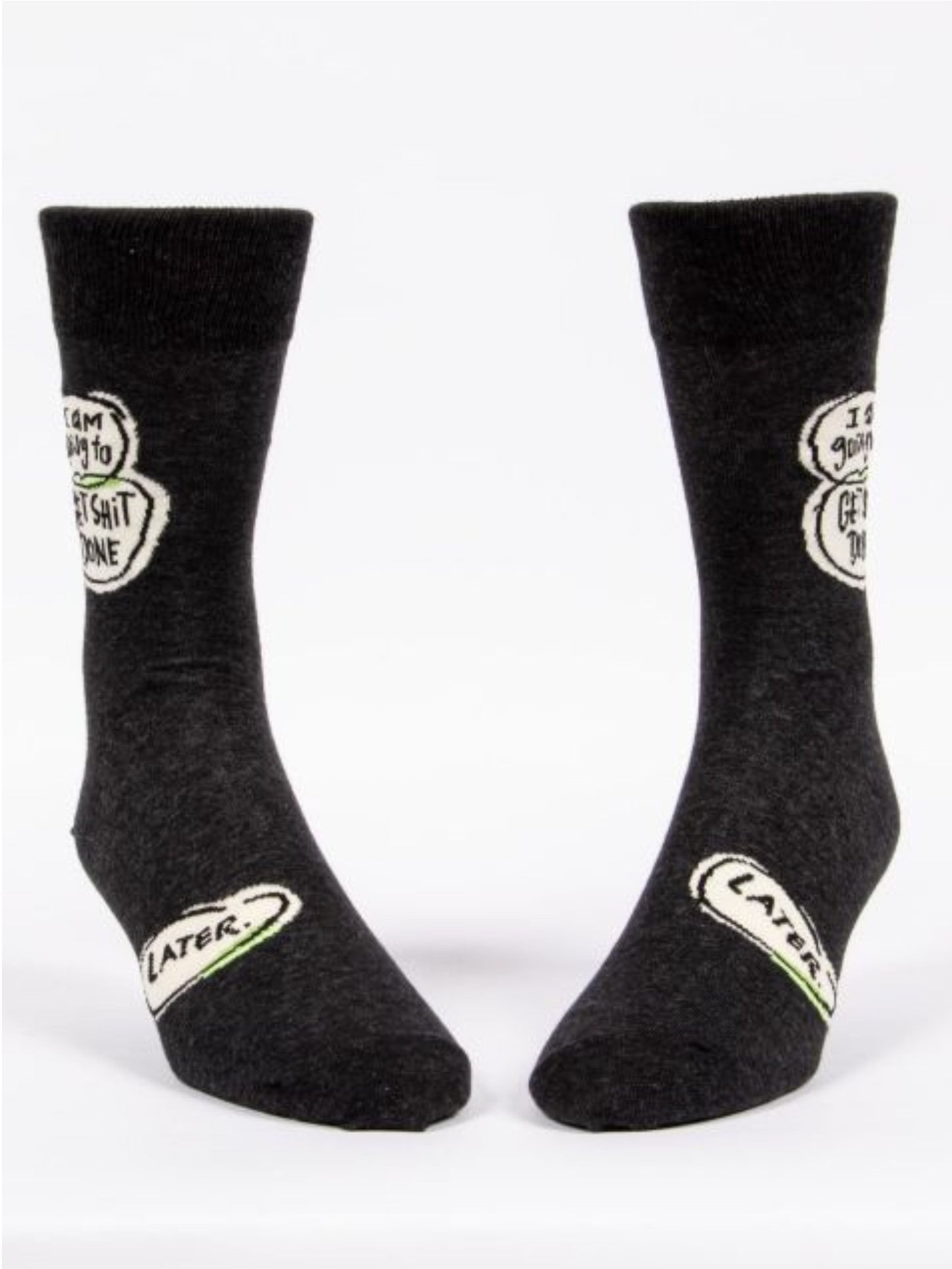 Men’s I Am Going to Get S**t Done…Later Crew Socks