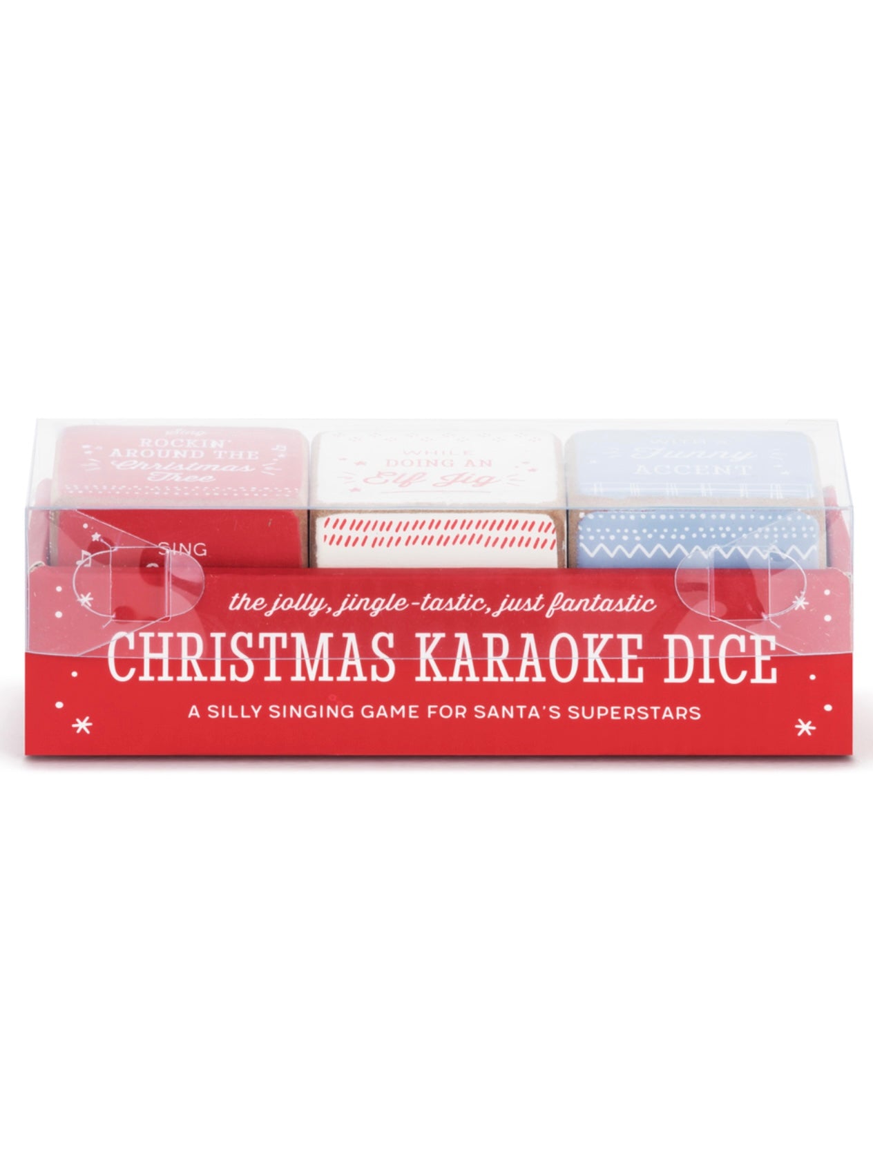Christmas Karaoke Dice Set