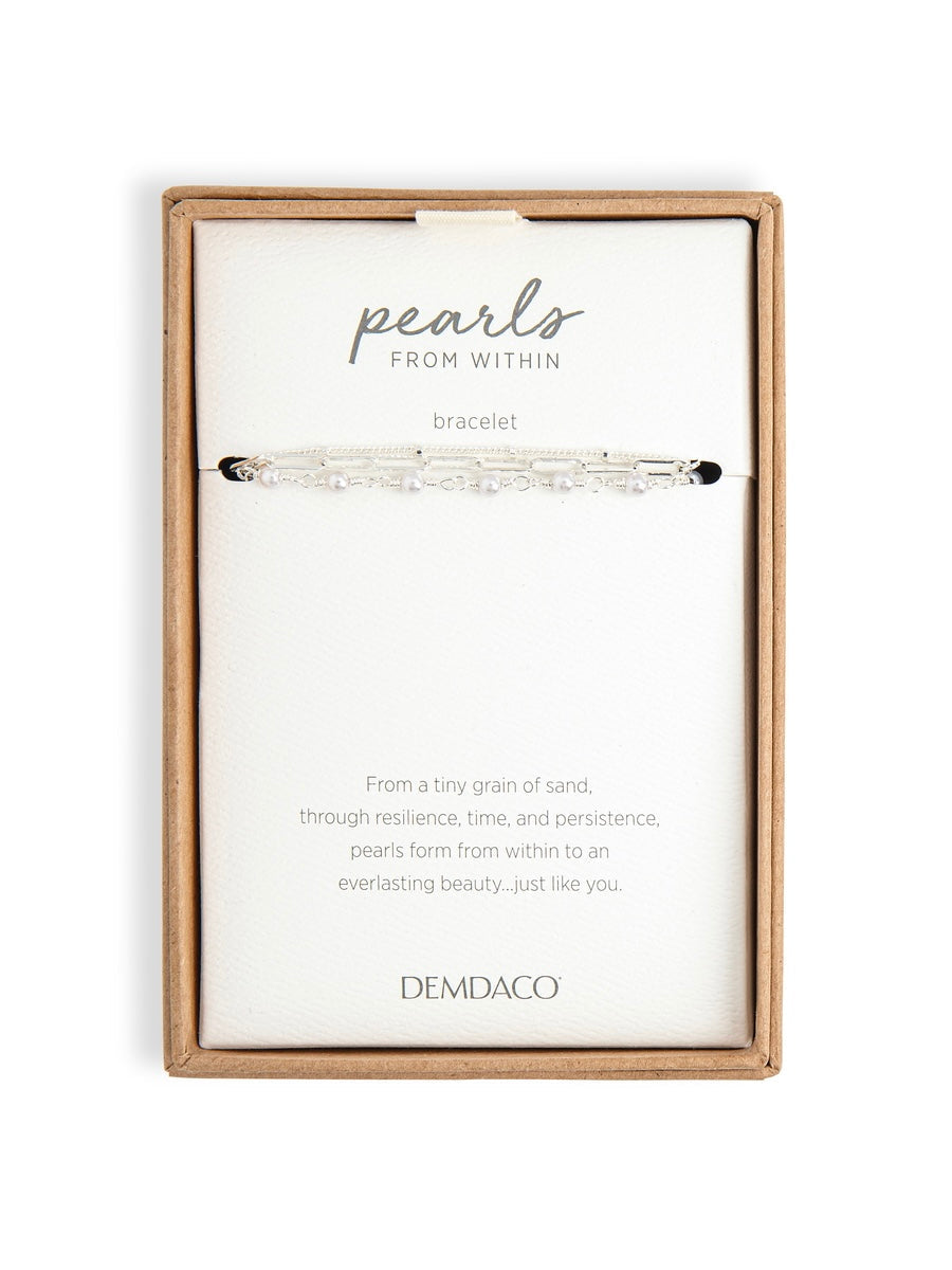Pearls From Within Bracelet - Silver