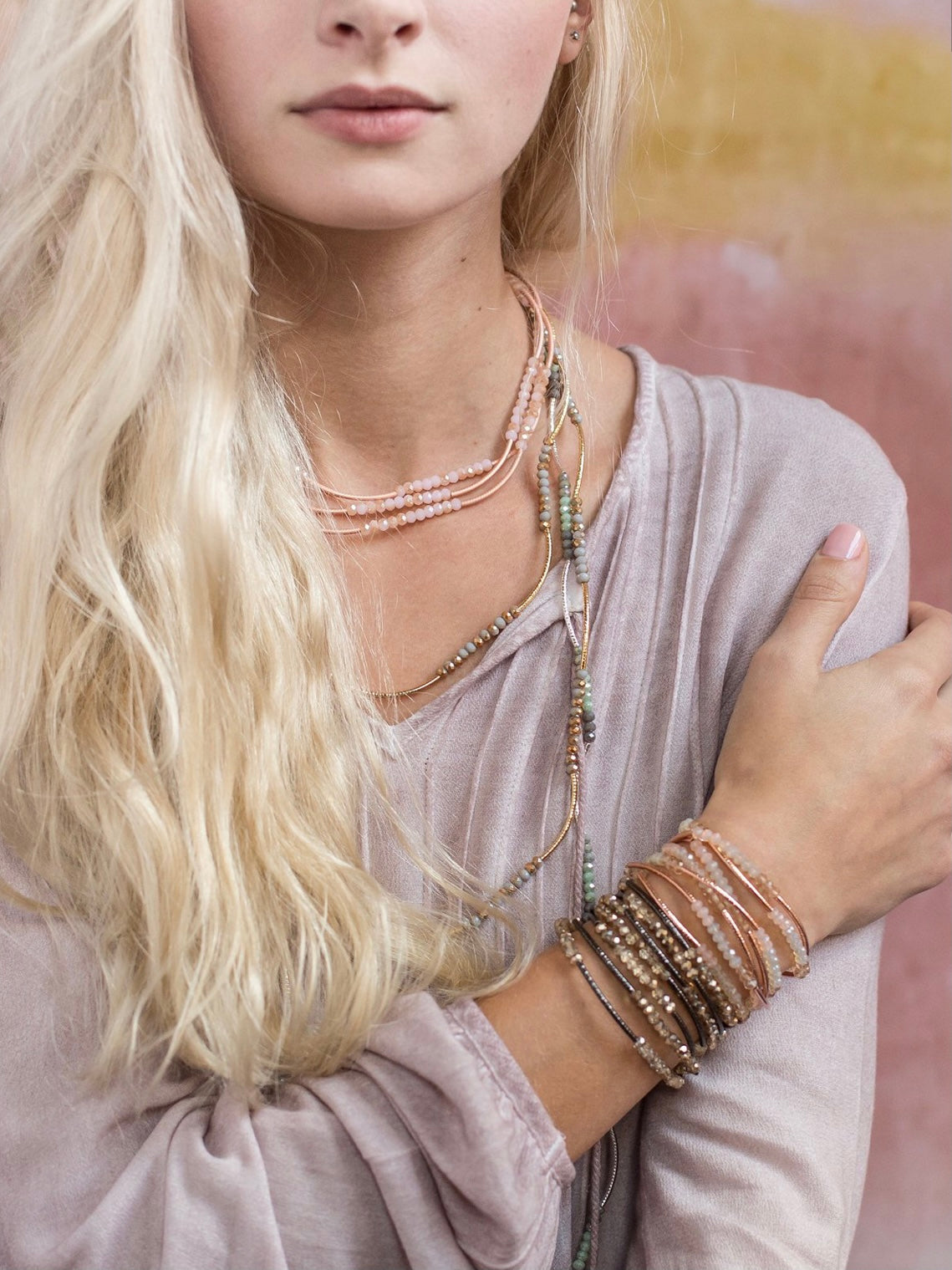 Silver Lining/Gold Scout Wrap Bracelet/Necklace