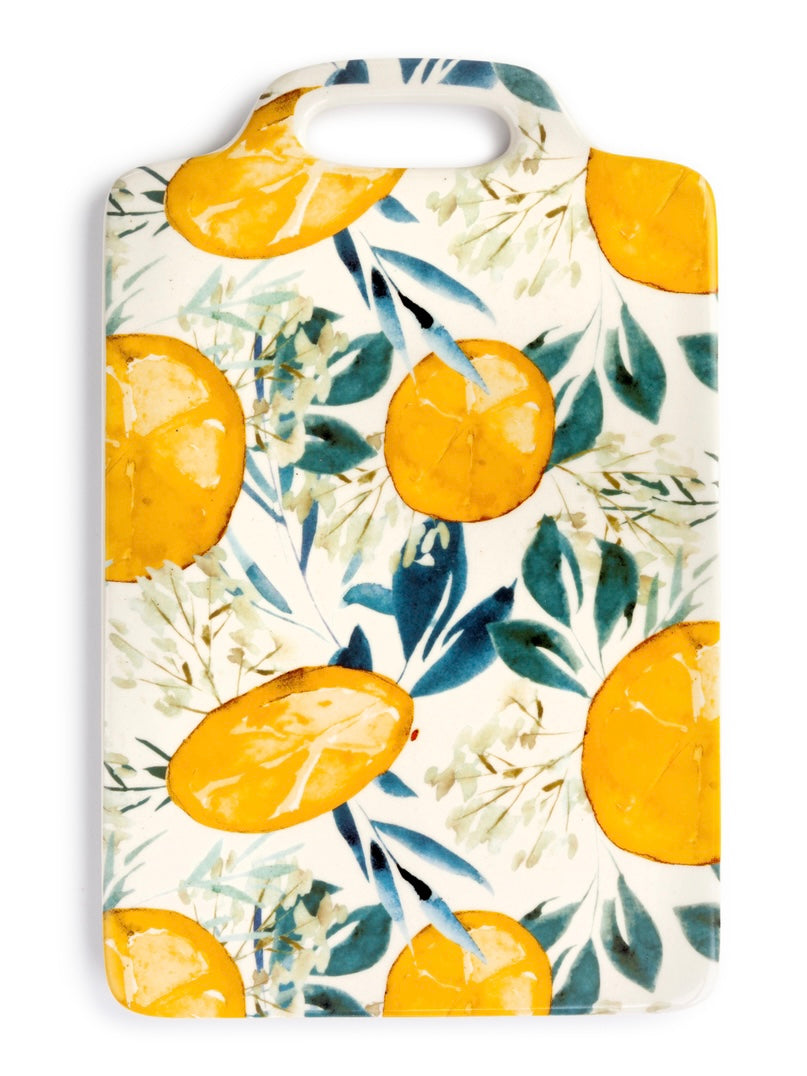 Lemon Print Cheese Board *Pickup Only Item