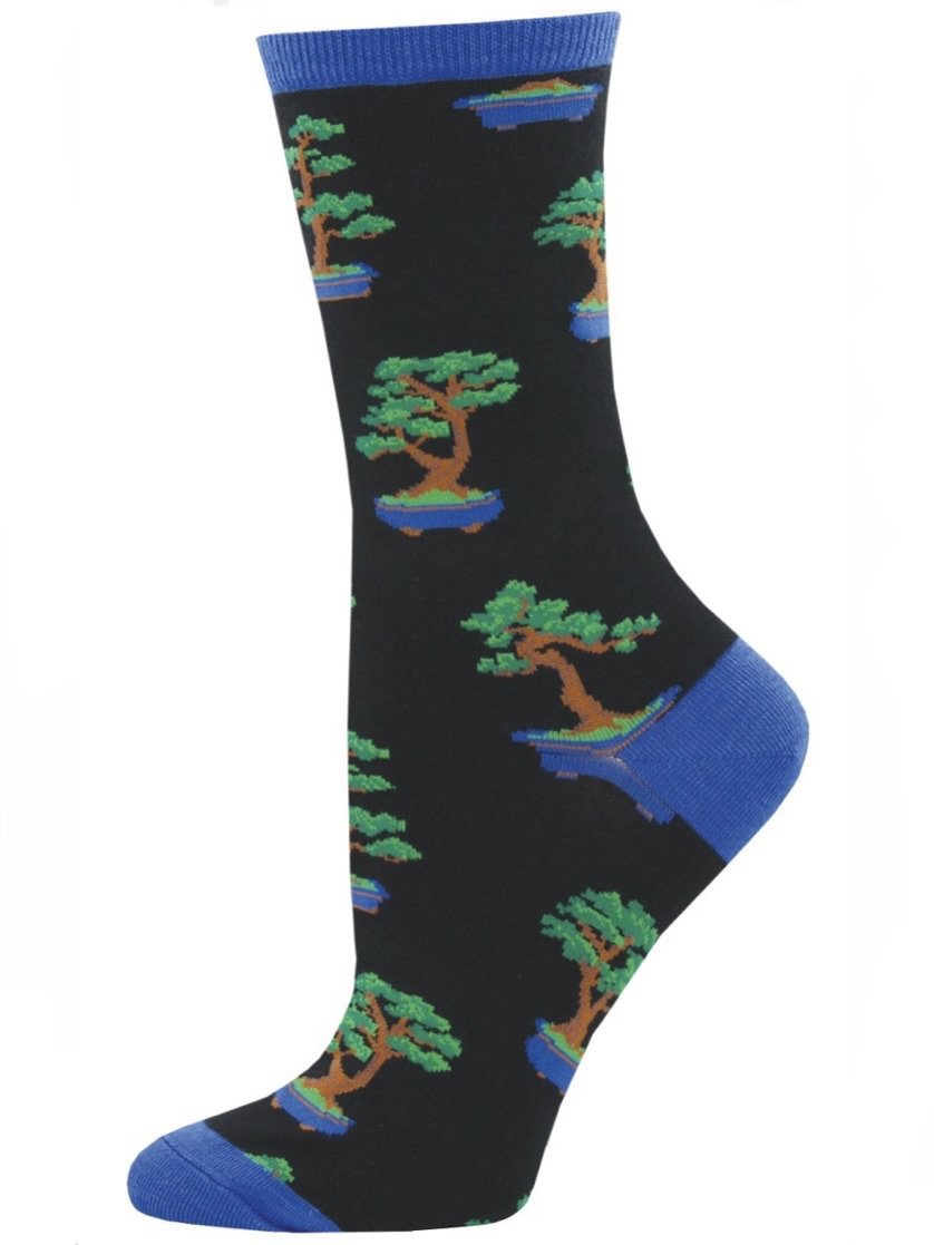 Women’s Zen Bonsai Socks Black