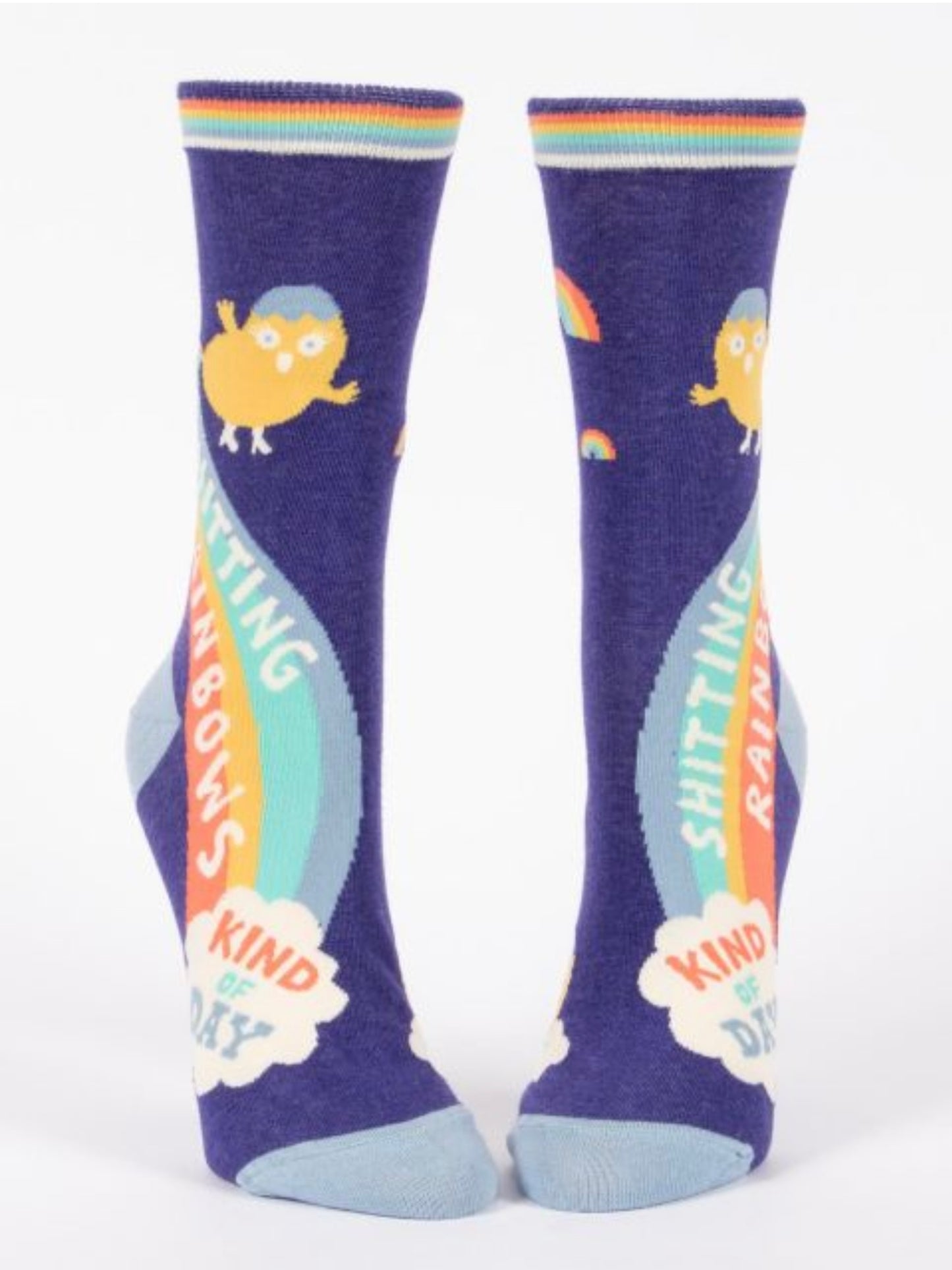 Women’s S**tting Rainbows Crew Socks