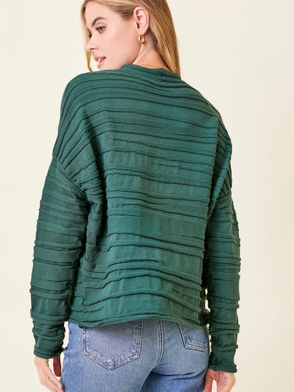 Eileen Textured Sweater - Green