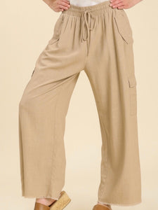 Soft Surroundings Beige Linen Pants for Women