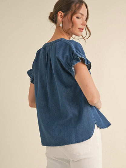Isla Top - Denim