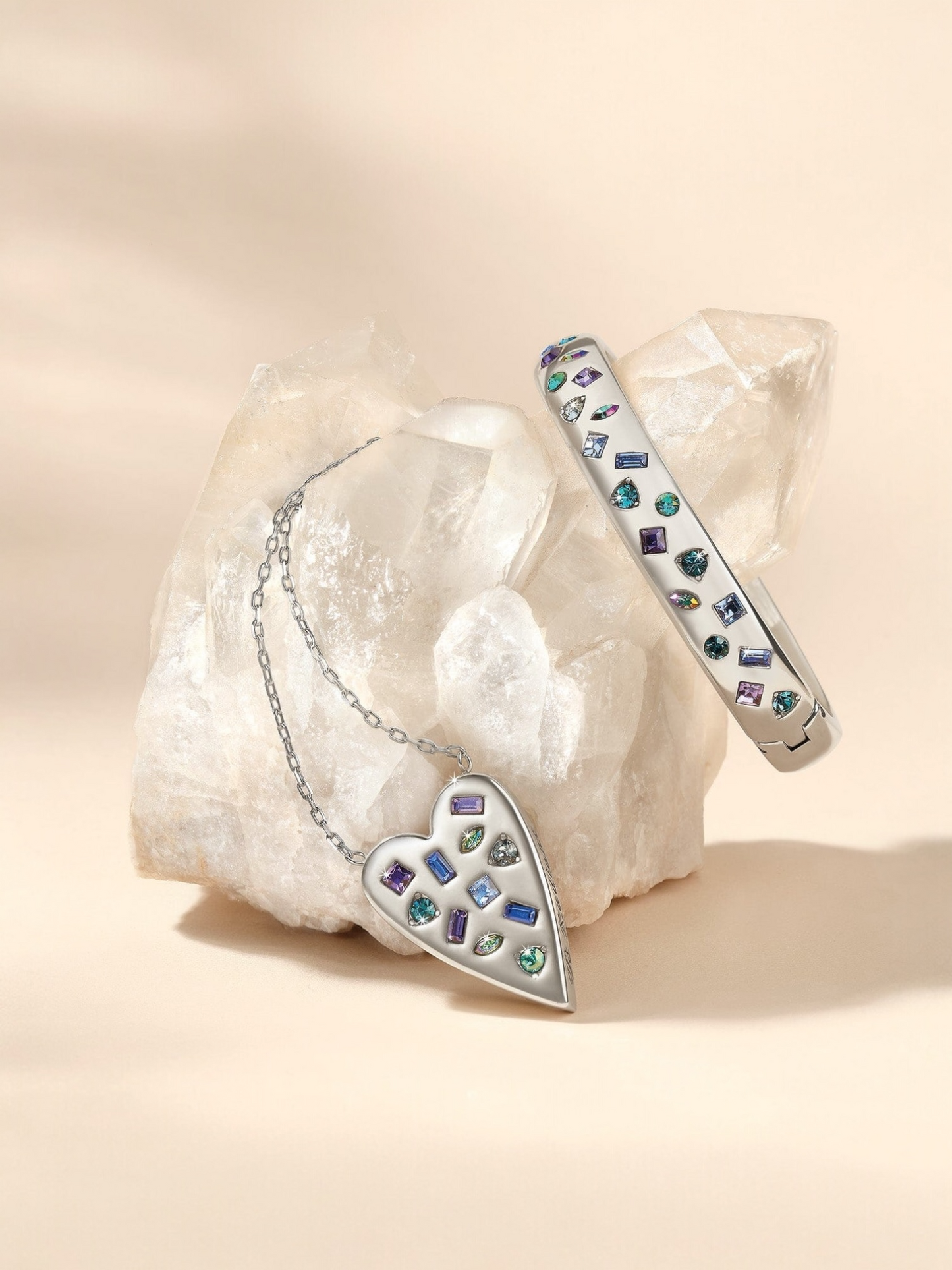 Brighton Love Message B Radiant Reversible Necklace