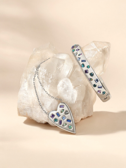 Brighton Love Message B Radiant Reversible Necklace