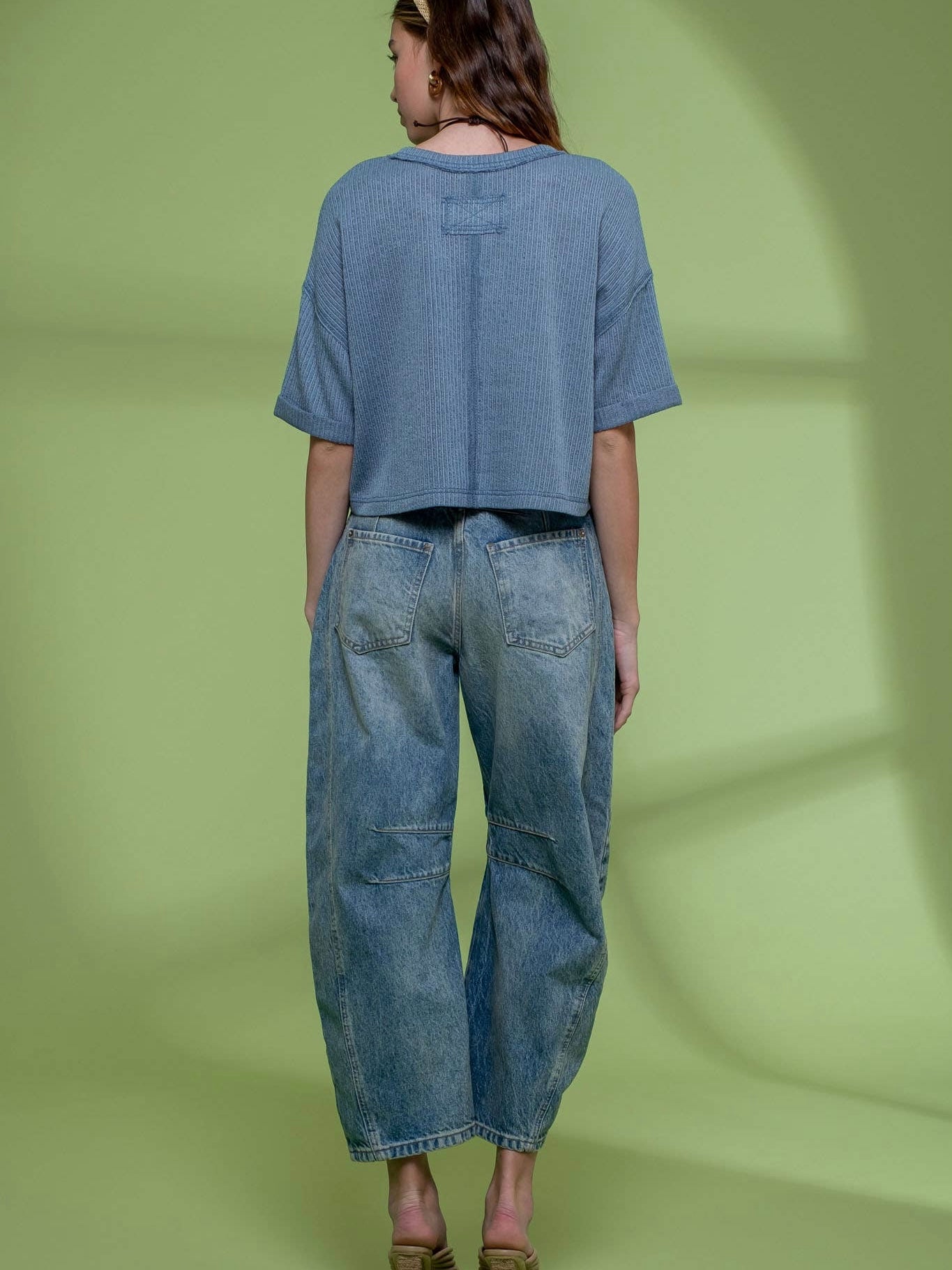 Eliana Top - Dusty Teal