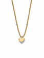 Brighton Meridian Petite Wave Heart Necklace - Gold