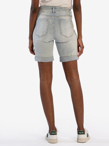 Catherine Mid Rise Boyfriend Short - Imagine Wash