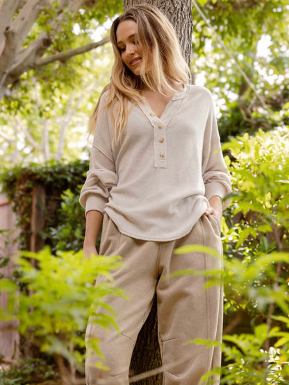 Zoey Top - Oatmeal