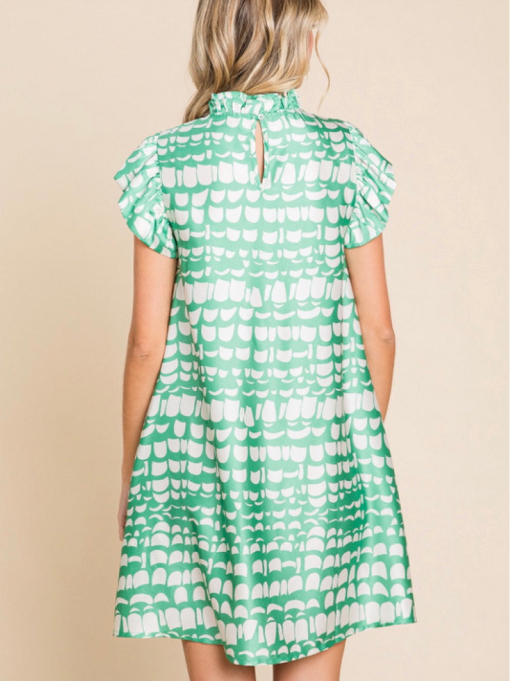 Raina was Dress - Apple Green