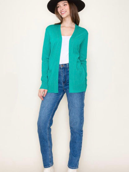 Salem Cardigan - Kelly Green