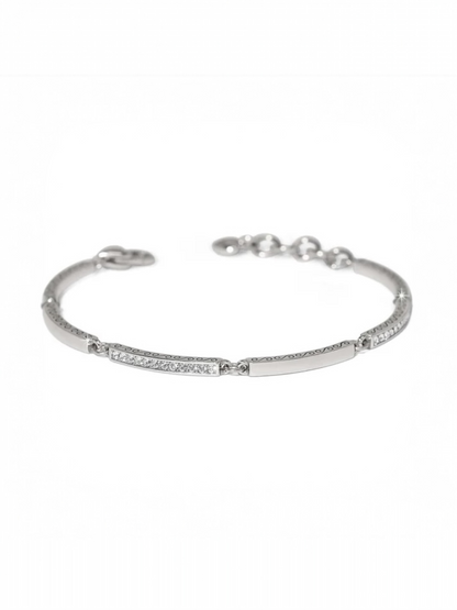 Brighton Meridian Geo Bar Bracelet - Silver