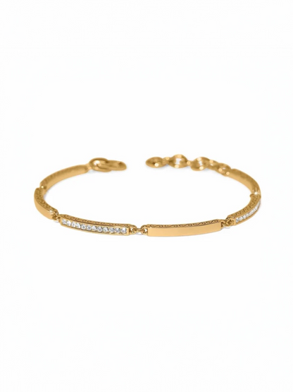 Brighton Meridian Geo Bar Bracelet - Gold