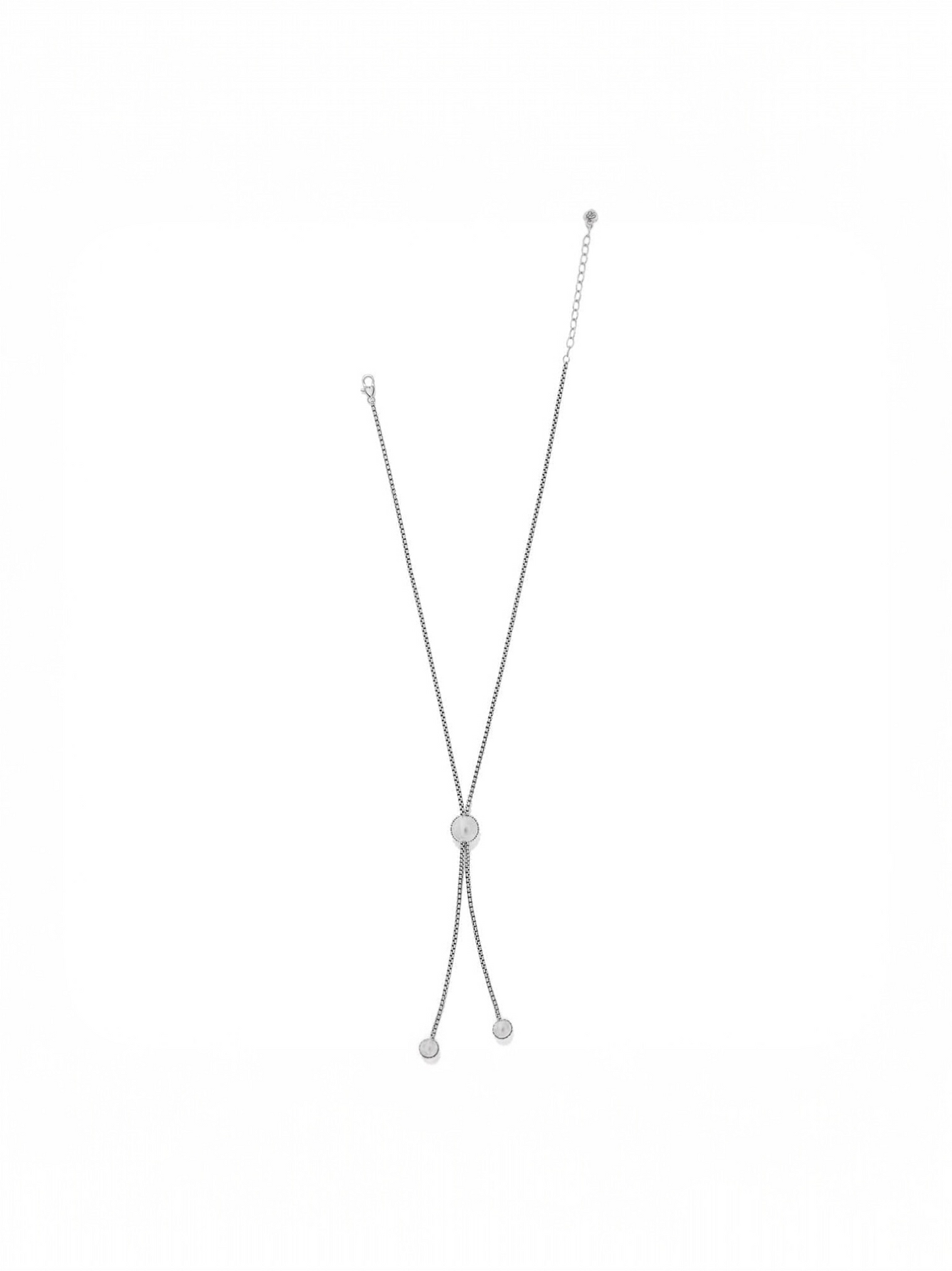 Pretty Tough Bold Stud Lariate Necklace