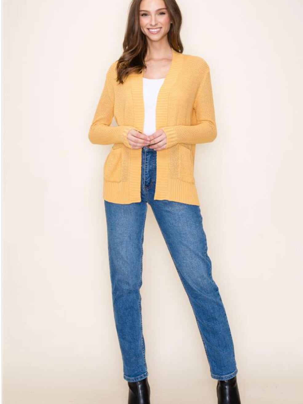 Rivka Cardigan - Yellow