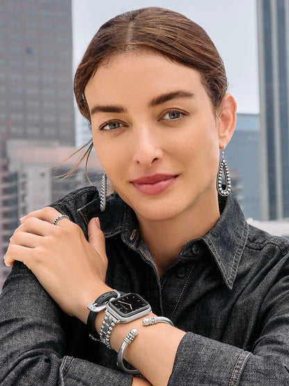 Pretty Tough Silver Watch Band