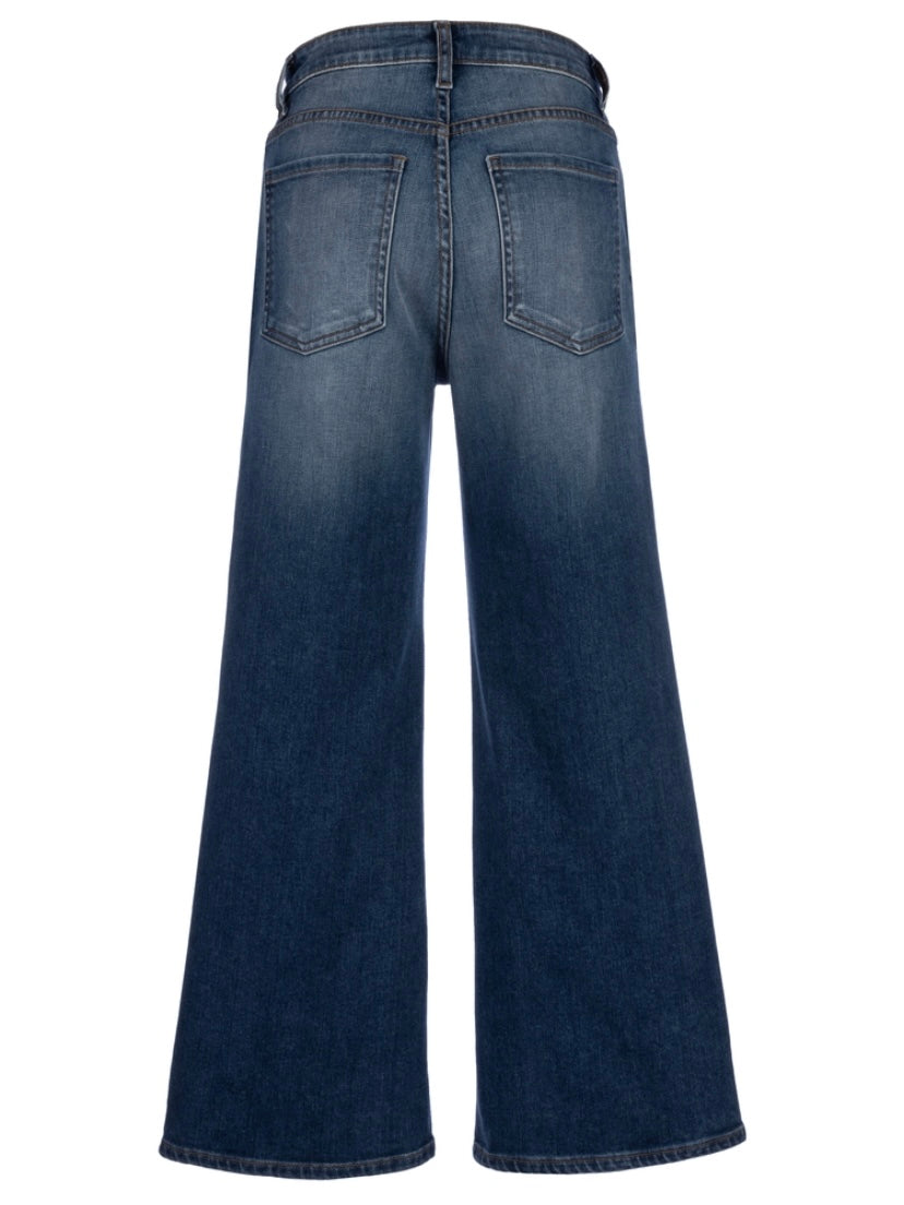 Meg High Rise Wide Leg Slash Pockets With Pleats - Superb Wash