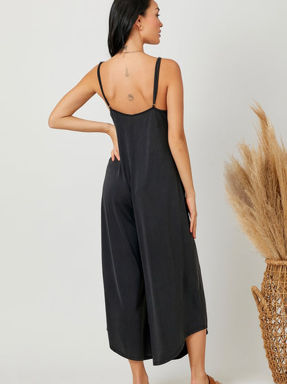 Averi Baggy Jumpsuit -Black