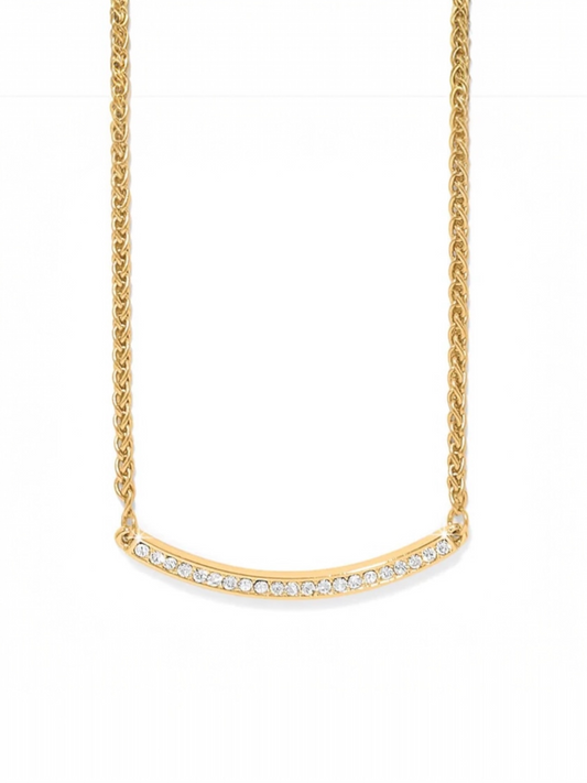 Brighton Meridian Geo Bar Necklace - Gold
