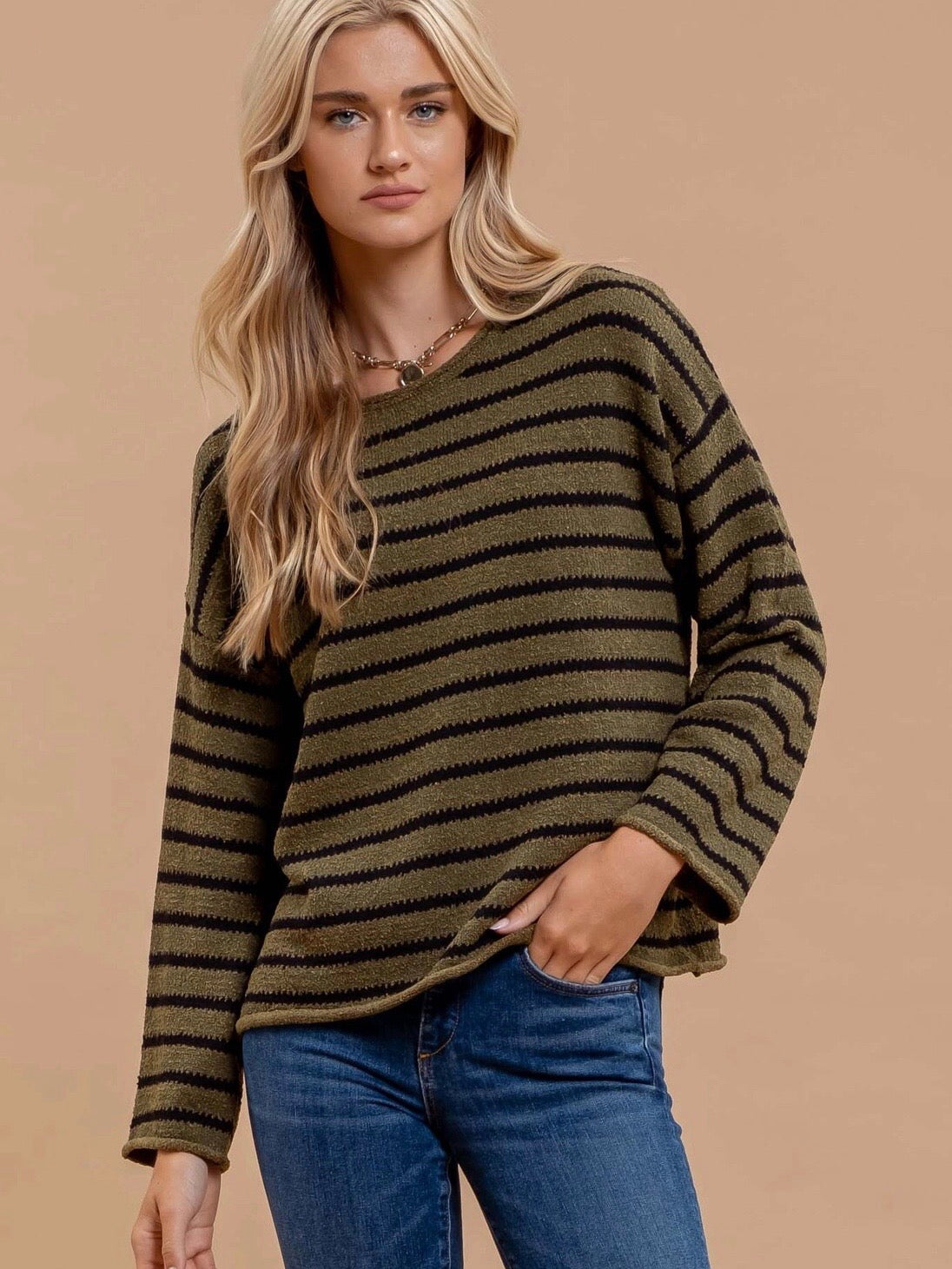 Azariah Sweater - Olive