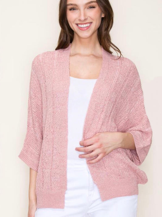 Oaklee Cardigan - Blush