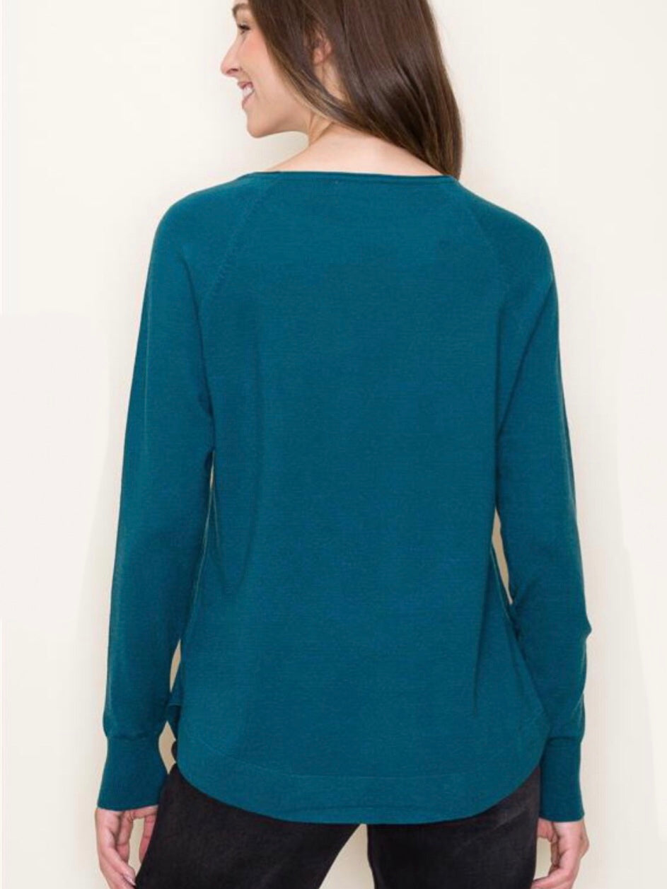 Chelsea Sweater - Dark Teal