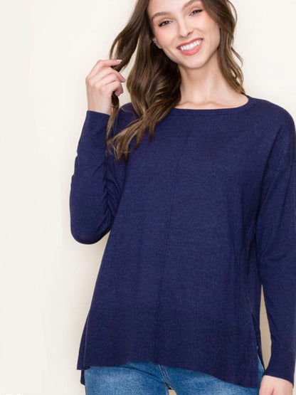 Aviana Sweater - Navy