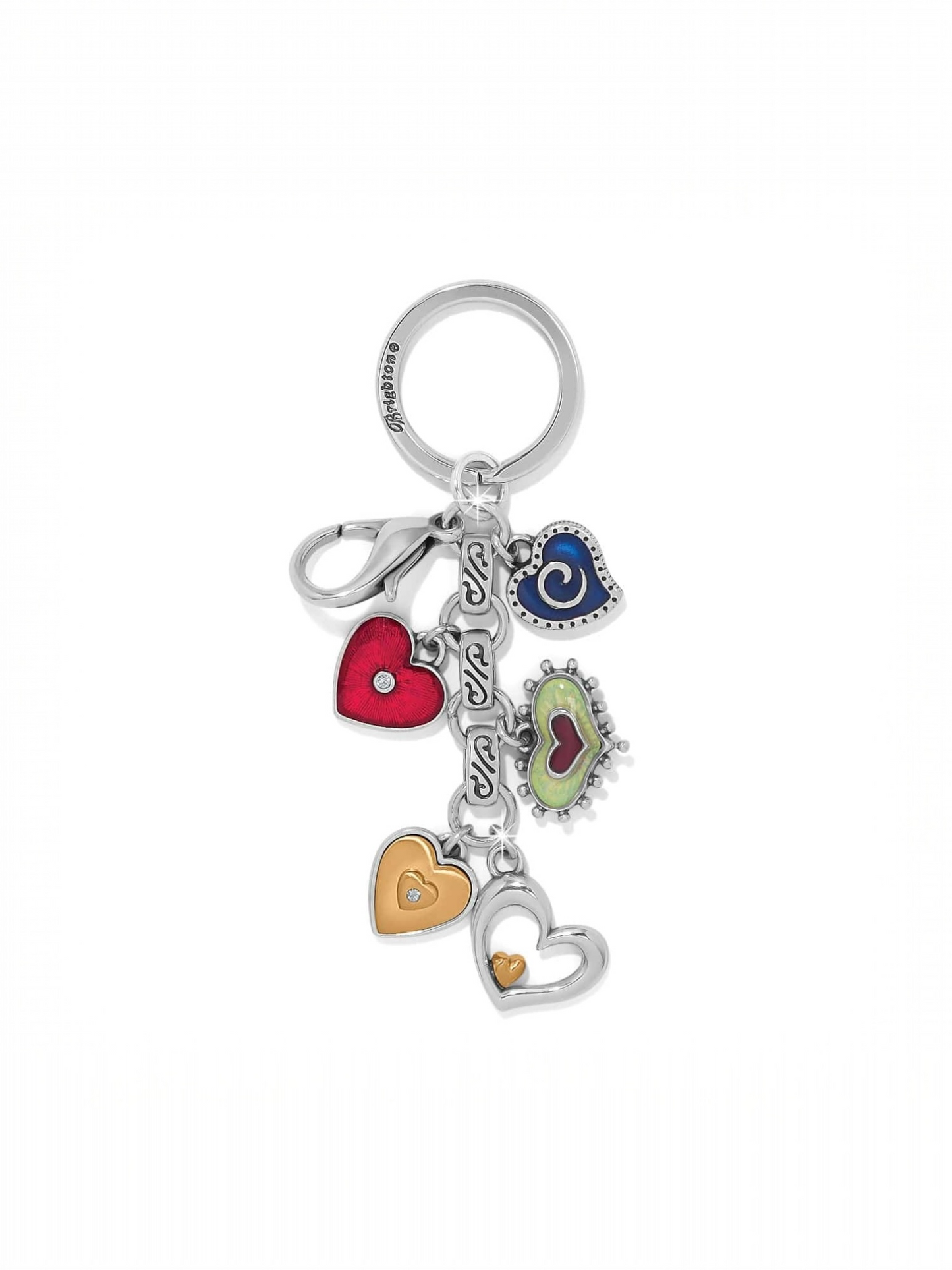 One Heart Color Key Fob