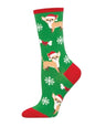 Women’s Festive Chihuahua Green