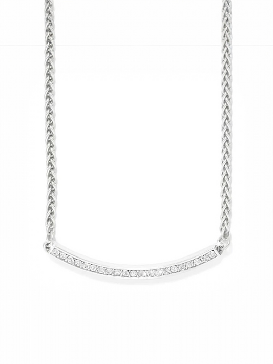 Brighton Meridian Geo Bar Necklace - Silver