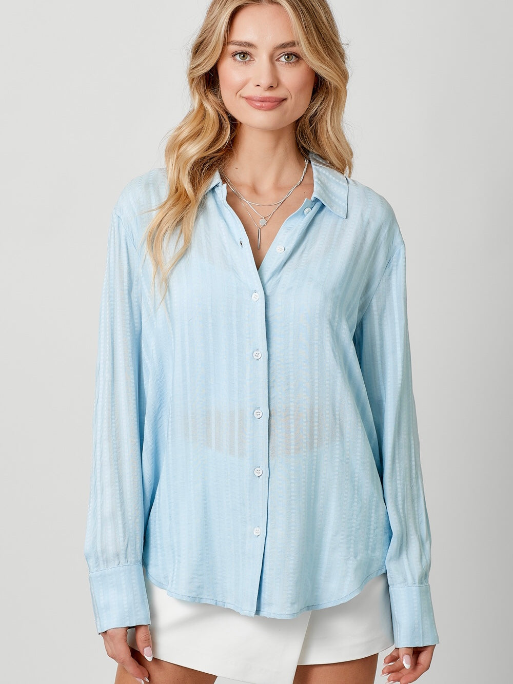 Noemi Top - Light Blue