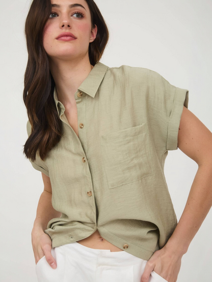 Hannah Top - Light Olive