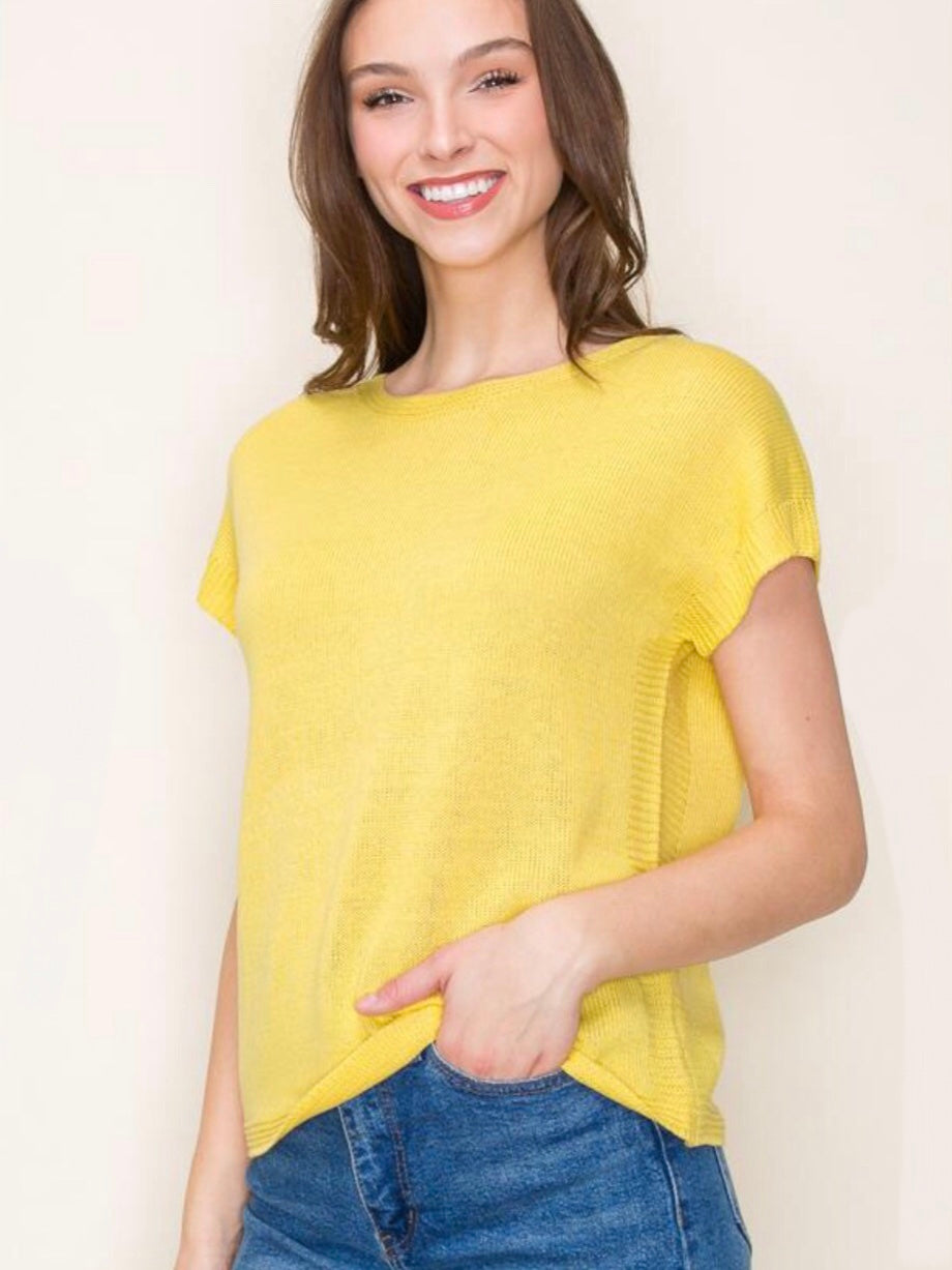 Zaria Sweater - Yellow