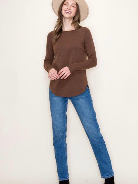 Chelsea Sweater - Dark Brown