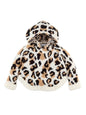 Chenille Leopard Poncho